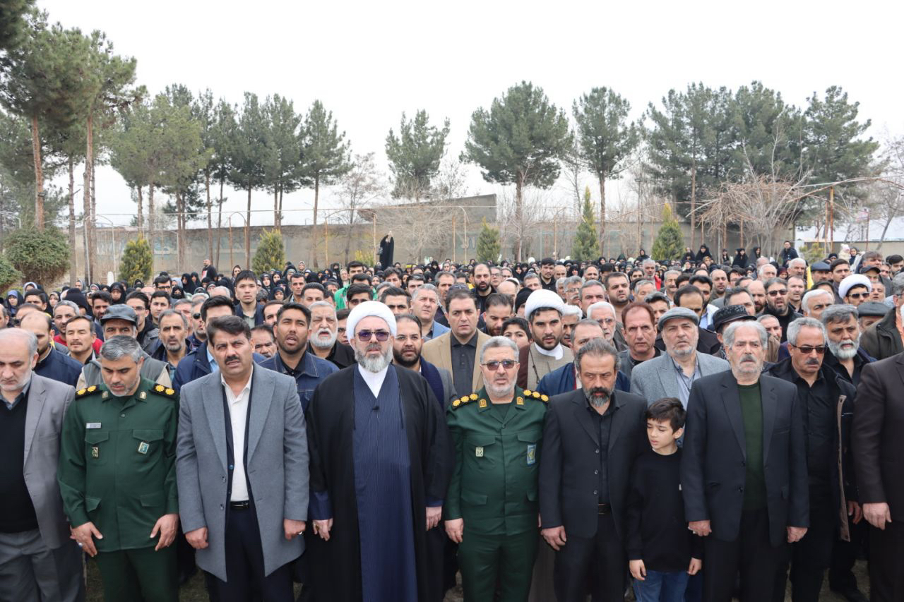 مراسم تشییع شهید باغستان