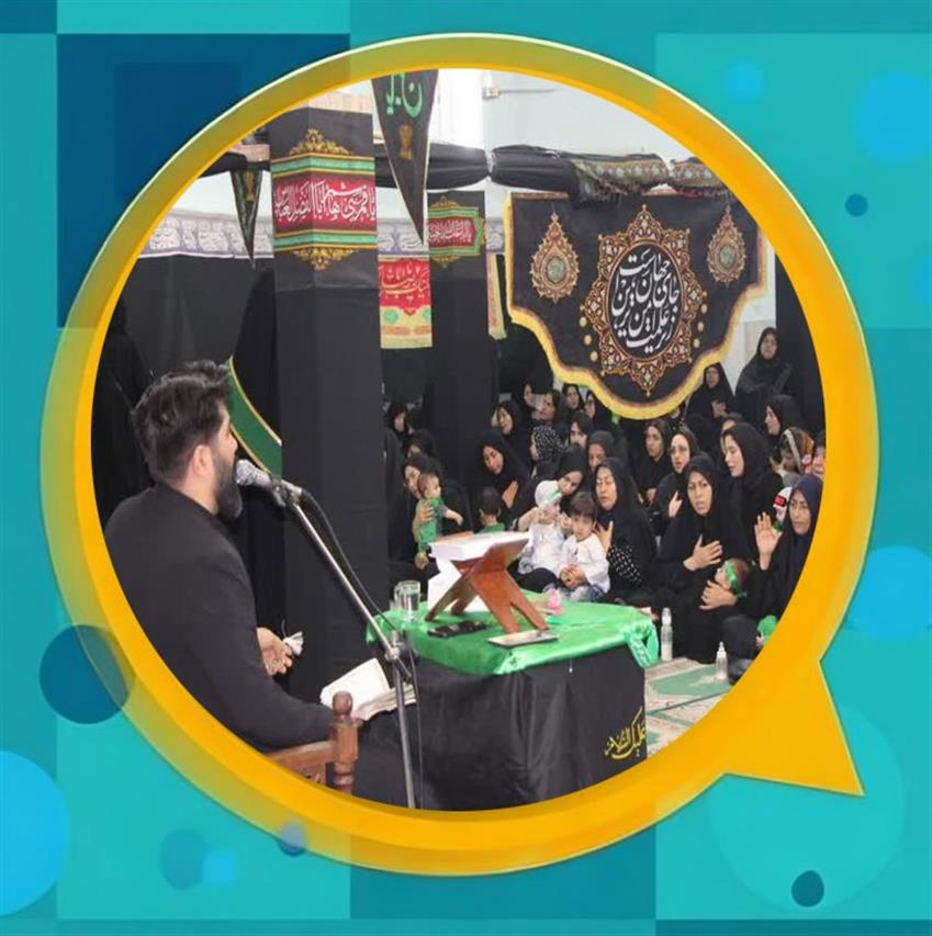 برگزاری مراسم شیرخوارگان حسینی در شهر باغستان با حضور گسترده خانواده‌ها