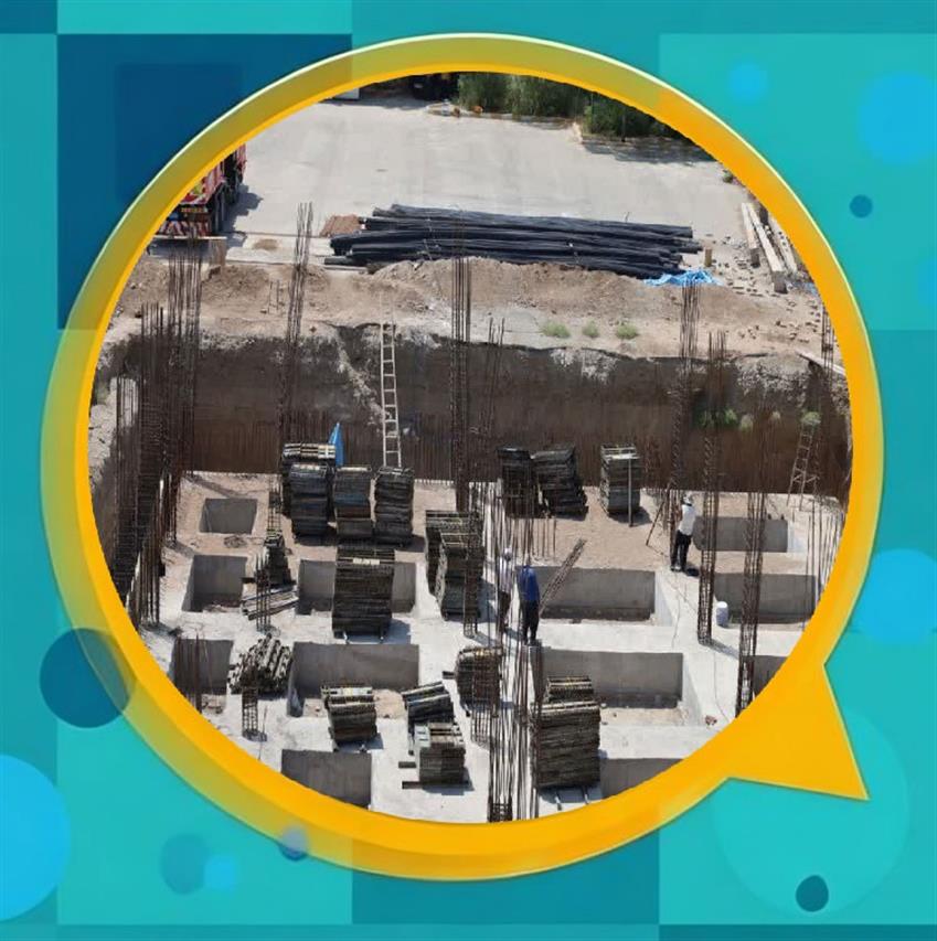 گامی ماندگار برای آینده‌سازان شهر باغستان؛ تداوم عملیات عمرانی هنرستان خیرساز مرحوم میرفخرایی