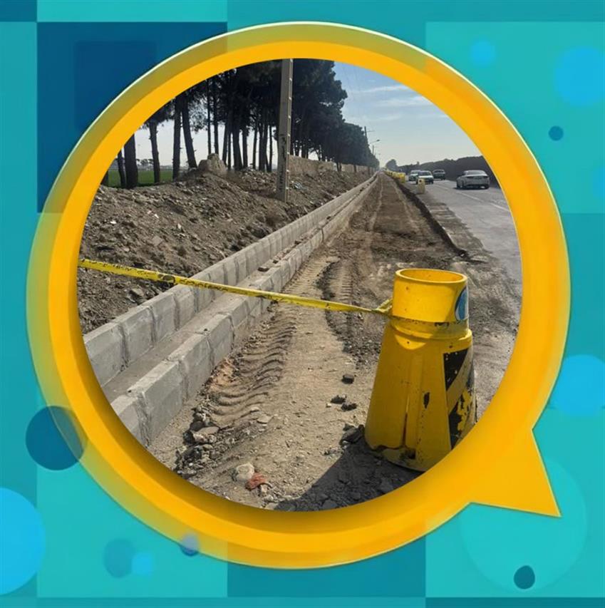 كار عمرانی در شهر باغستان ادامه دارد/عملیات آماده‌سازی جاده گلگون جهت آسفالت‌ریزی