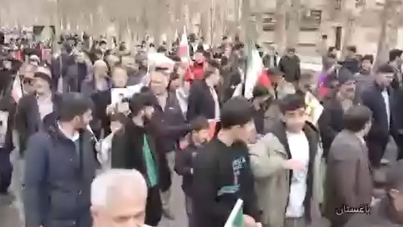 فیلم۳/تجدید میثاق مردم شهر باغستان با آرمان‌های انقلاب اسلامی در راهپیمایی یوم الله ۲۲ بهمن