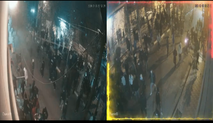 #روایت_اول  🎞 گزارشی از به آتش کشیده شدن منزل و  دفتر امام جمعه شهر باغستان توسط اغتشاشگران